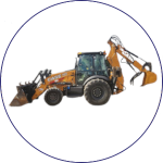 Case Backhoe Loader Icon
