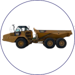 Cat Articulated Dump Truck Parts Icon 2