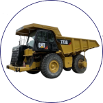 Cat Rigid Dump Truck Parts Icon 2