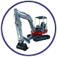 Takeuchi Mini Excavator Parts Icon 80