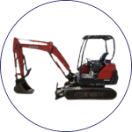 Kubota Mini Excavator Parts Icon 150