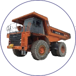 Rigid Dump Truck Parts Icon