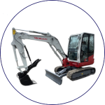 Takeuchi Mini Excavator Parts Icon 150